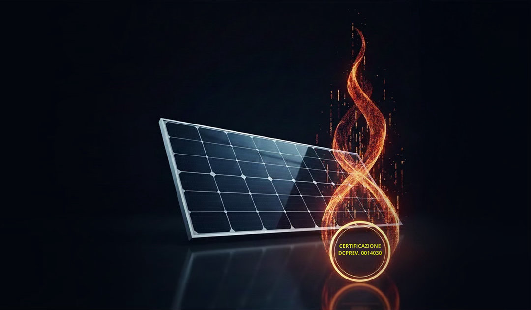 I moduli della gamma Transizione 5.0 hanno superato i test di reazione al fuoco